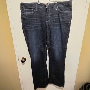 Silver Jeans Curvy Mid Bootcut Jeans Sz 20 Long
